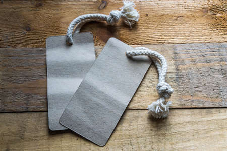 Blank price tagの写真素材