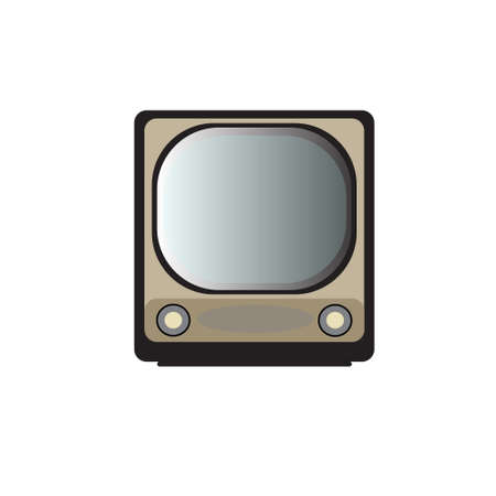 Retro TVのイラスト素材