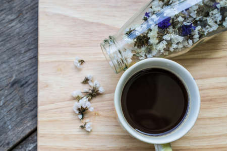 cup of black coffeeの写真素材