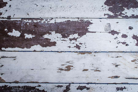 Old wood painted whiteの写真素材