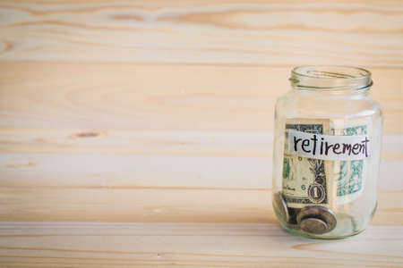 Money Saving concept , jars systemの写真素材