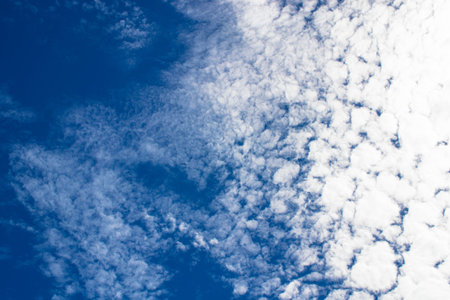 blue sky and cloud