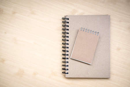 Recycled paper notebookの写真素材