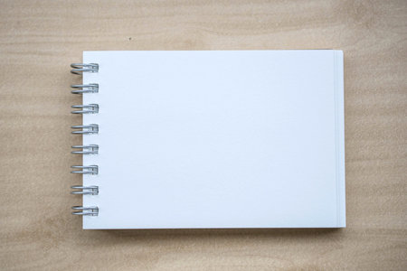 Recycled paper notebookの写真素材