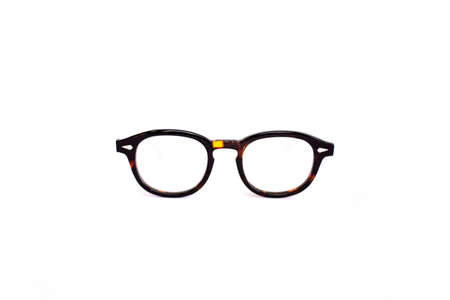 Glasses isolated on white backgroundの写真素材