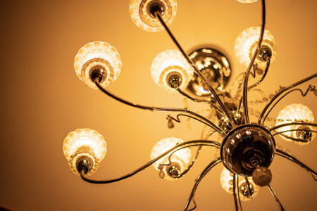 Retro lighting blub home decorationの写真素材