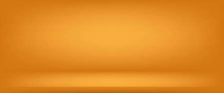 Abstract yellow backgrounds gradient vector illustration, display products ,room, interiorのイラスト素材