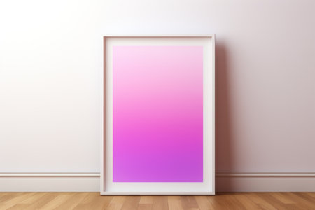 Abstract interior Gradient Poster, Colorful Pink Poster, Trending , Aesthetic Hot Pink print. Generative AIの素材