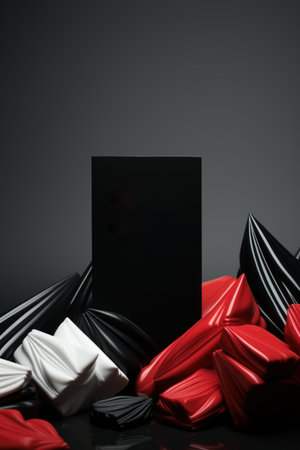 Black Friday design for advertising banners. Generative AI.の素材