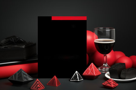 Black Friday design for advertising banners. Generative AI.の素材