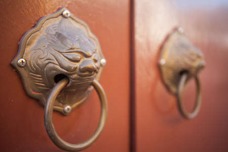 Chinese art doorの写真素材