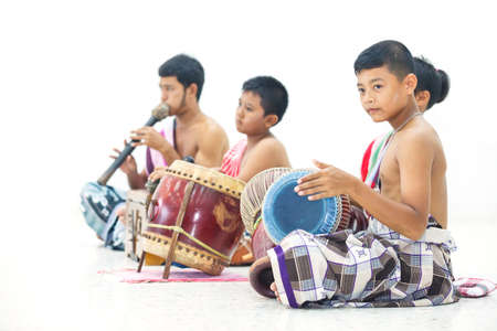 Musician Thai Folk Dancingのeditorial素材