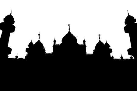 Isolate Mosque for any Art Workの写真素材