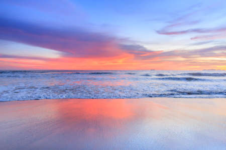Beautiful Andaman Sea in Sunsetの写真素材