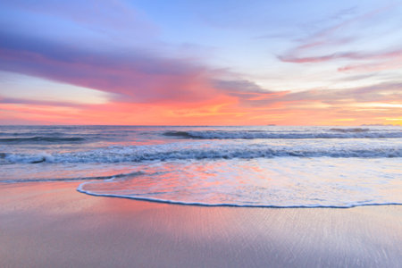 Beautiful Andaman Sea in Sunset