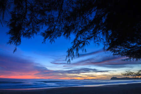 Beautiful Andaman Sea in Sunsetの写真素材