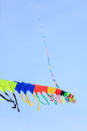 Pattani - MARCH 9- Many Fantasy kites in the International Kite Festival on May 30, 2014 in Rainbow Stadium, Pattani, Thailandのeditorial素材