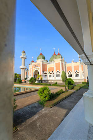 Historical Pattani Capital Mosque, Pattani Thailand の写真素材