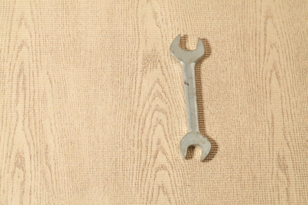 Tool Reapair on Wood Background 