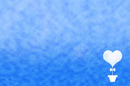 Cloud Heart Shape.の写真素材