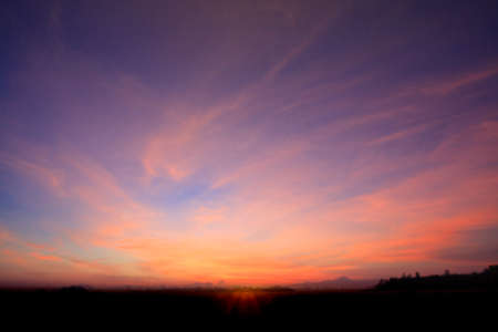 Sunrise Blur Backgroundの写真素材
