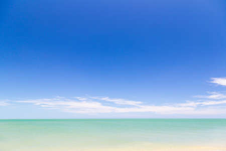 Blue Sky Beach in Summer Season.の写真素材