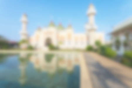 Blurred Mosque concept for Ramadanの写真素材