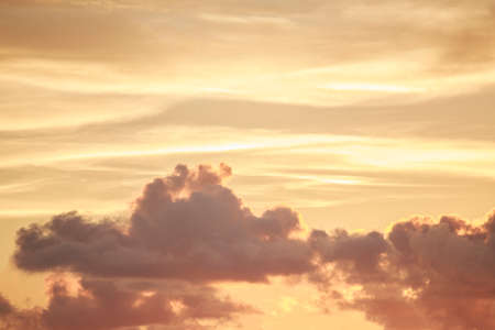 Bueatiful sunset sky.の写真素材
