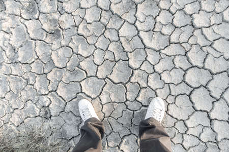 crack earth texture. barren environmental global extreme nature ground heat damage land parched
abnormal disasterの写真素材