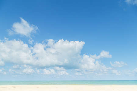 Beach and blue sky.の写真素材