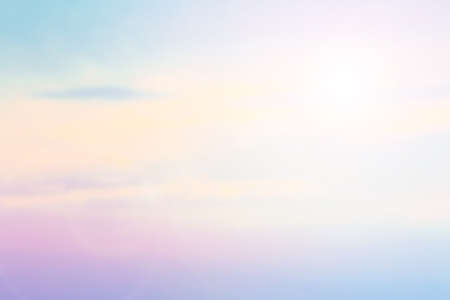 Blurred sunset sky background.の写真素材