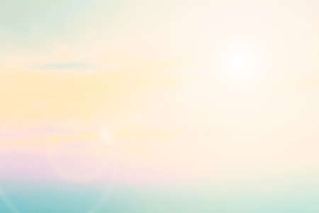 Blurred sunset sky background.の写真素材