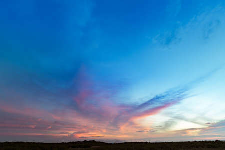 Cloudy summertime background.の写真素材
