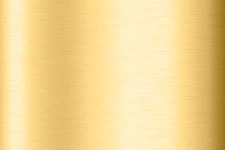Abstract Shiny smooth foil metal Gold color background Bright vintage Brass plate chrome element texture concept simple bronze leaf panel hard backdrop design, light polished steel banner wallpaper.の写真素材