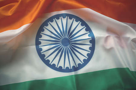 India Flag texture background concept for 15 august independence day wallpaper, Happy 26 january republic day Banner decoration mock up product for indien people diwali baisakhi traditional festivalの写真素材