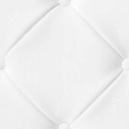 Light white luxury upholstery sofa texture background concept for clean gray vintage leather furniture pattern wallpaper, closeup interior elegant armchair mattress surface detail, real tuft material.の写真素材