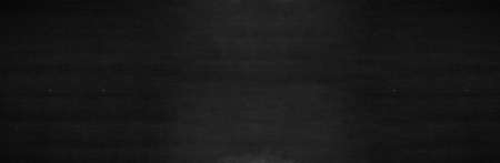 Blank wide screen Real chalkboard background texture in college concept for back to school panoramic wallpaper for black friday white chalk text draw graphic. Empty surreal room wall blackboard pale.の写真素材