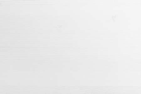 Table top view of wood texture in white light natural color background. Grey clean grain wooden floor birch panel backdrop with plain board pale detail streak finishing for chic space clear concept.の写真素材