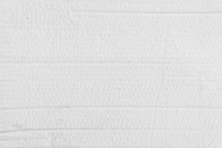Old grey eco crumpled drawing paper kraft background texture in soft white light color concept for page wallpaper design, gray rice matte organic pattern for decorative wall. Vintage decoration flat.の写真素材