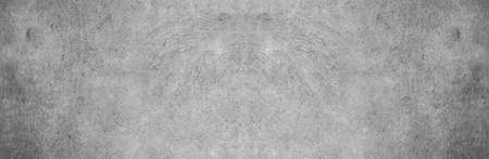 Panoramic grey paint limestone texture background in white light seam home wall paper. Back flat wide concrete stone table floor concept surreal granite quarry stucco surface grunge panorama landscape.の写真素材