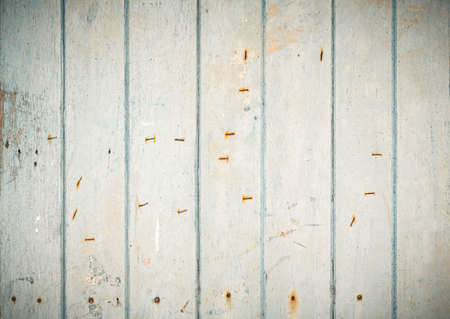 Turquoise beach wall groove wood texture over blue light natural color background Art plain simple wooden floor grain teak old panel seamless backdrop board detail streak finishing for white spaceの写真素材