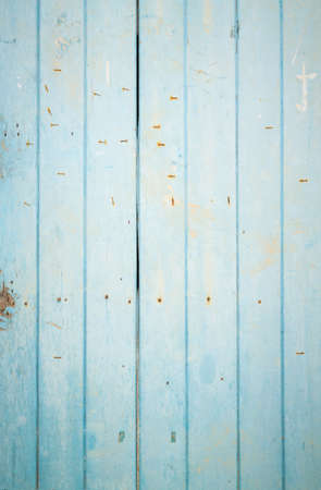 Turquoise beach wall groove wood texture over blue light natural color background Art plain simple wooden floor grain teak old panel seamless backdrop board detail streak finishing for white spaceの写真素材