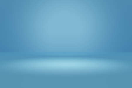 Abstract pastel teal color and gradient cyan light background with mint green table backdrops display product design. Turquoise empty space room for showing. Blur 3D render podium stage vector textureの写真素材