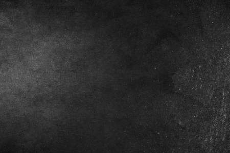 Blank wide screen Real chalkboard background texture in college concept for back to school panoramic wallpaper for black friday white chalk text draw graphic. Empty surreal room wall blackboard pale.の写真素材