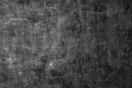 Blank wide screen Real chalkboard background texture in college concept for back to school panoramic wallpaper for black friday white chalk text draw graphic. Empty surreal room wall blackboard pale.の写真素材