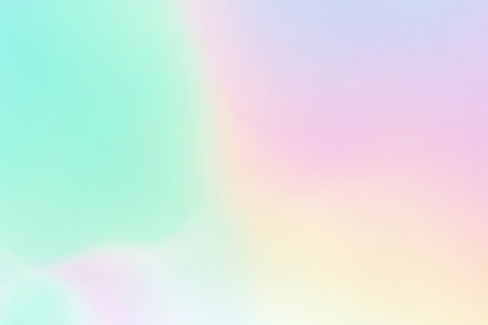 ABSTRACT GRADIENT pastel color BACKGROUND, COLORFUL GRAPHIC PASTEL DESIGN, Summer season concept: pale pink green blue gradation yellow in sweet color Soft cloudy bacgroundの素材