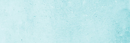 Smooth flat vintage cement wall pale texture in light blue color on table background. Organic soft turquoise plain back concrete concept for simplicity azure teal scrap backdrop, simple top surfaceの写真素材