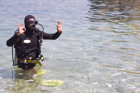 Scuba Diverの写真素材