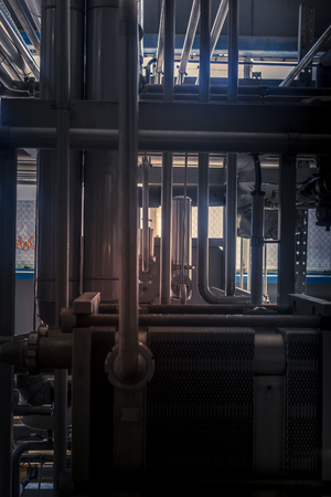Equipment and industrial tools for the production of breweryの写真素材