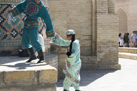 BUKHARA, UZBEKISTAN - MAY 26, 2018: Silk and Spices Festival 2018. Silk road spices bukharaのeditorial素材